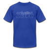 Juneau, Alaska T-Shirt - Skyline Unisex Juneau T Shirt - royal blue