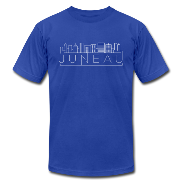 Juneau, Alaska T-Shirt - Skyline Unisex Juneau T Shirt - royal blue