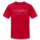 Juneau, Alaska T-Shirt - Skyline Unisex Juneau T Shirt - red