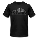 Louisville, Kentucky T-Shirt - Skyline Unisex Louisville T Shirt - black