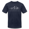 Louisville, Kentucky T-Shirt - Skyline Unisex Louisville T Shirt - navy