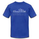Kansas City, Missouri T-Shirt - Skyline Unisex Kansas City T Shirt - royal blue