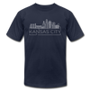 Kansas City, Missouri T-Shirt - Skyline Unisex Kansas City T Shirt - navy