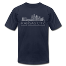 Kansas City, Missouri T-Shirt - Skyline Unisex Kansas City T Shirt - navy
