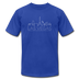 Las Vegas, Nevada T-Shirt - Skyline Unisex Las Vegas T Shirt - royal blue