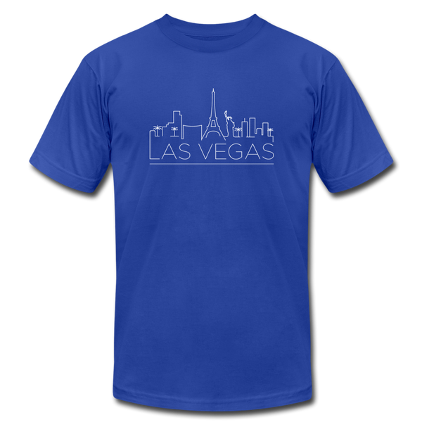 Las Vegas, Nevada T-Shirt - Skyline Unisex Las Vegas T Shirt - royal blue