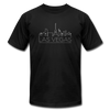 Las Vegas, Nevada T-Shirt - Skyline Unisex Las Vegas T Shirt - black