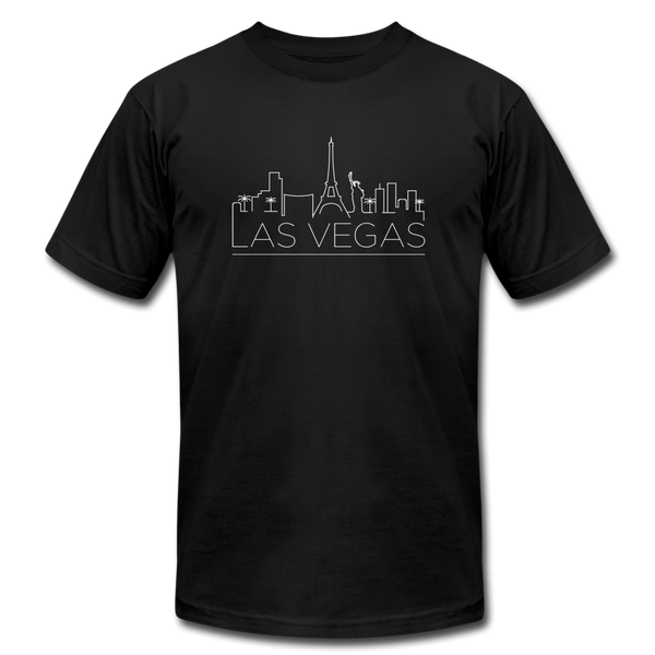 Las Vegas, Nevada T-Shirt - Skyline Unisex Las Vegas T Shirt - black