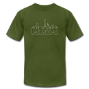 Las Vegas, Nevada T-Shirt - Skyline Unisex Las Vegas T Shirt - olive
