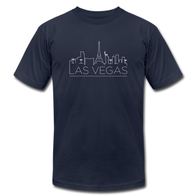 Las Vegas, Nevada T-Shirt - Skyline Unisex Las Vegas T Shirt - navy
