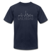 Las Vegas, Nevada T-Shirt - Skyline Unisex Las Vegas T Shirt - navy