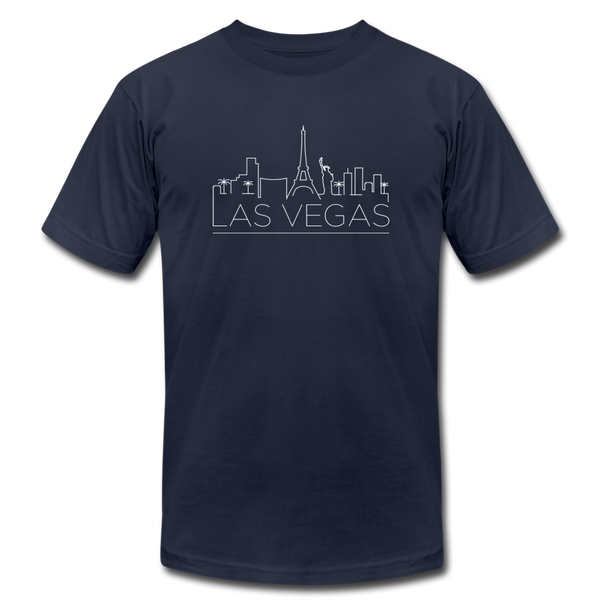 Las Vegas, Nevada T-Shirt - Skyline Unisex Las Vegas T Shirt - navy