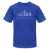 Jacksonville, Florida T-Shirt - Skyline Unisex Jacksonville T Shirt - royal blue