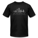 Jacksonville, Florida T-Shirt - Skyline Unisex Jacksonville T Shirt - black