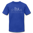 Memphis, Tennessee T-Shirt - Skyline Unisex Memphis T Shirt - royal blue