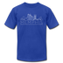 Memphis, Tennessee T-Shirt - Skyline Unisex Memphis T Shirt - royal blue