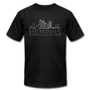 Memphis, Tennessee T-Shirt - Skyline Unisex Memphis T Shirt - black