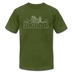 Memphis, Tennessee T-Shirt - Skyline Unisex Memphis T Shirt - olive