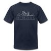 Memphis, Tennessee T-Shirt - Skyline Unisex Memphis T Shirt - navy