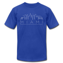 Miami, Florida T-Shirt - Skyline Unisex Miami T Shirt - royal blue