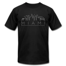 Miami, Florida T-Shirt - Skyline Unisex Miami T Shirt - black