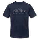 Miami, Florida T-Shirt - Skyline Unisex Miami T Shirt - navy