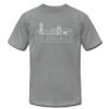 Milwaukee, Wisconsin T-Shirt - Skyline Unisex Milwaukee T Shirt - slate