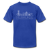 Milwaukee, Wisconsin T-Shirt - Skyline Unisex Milwaukee T Shirt - royal blue