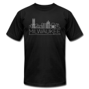 Milwaukee, Wisconsin T-Shirt - Skyline Unisex Milwaukee T Shirt - black
