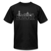 Milwaukee, Wisconsin T-Shirt - Skyline Unisex Milwaukee T Shirt - black