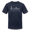 Milwaukee, Wisconsin T-Shirt - Skyline Unisex Milwaukee T Shirt - navy