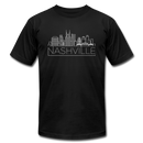 Nashville, Tennessee T-Shirt - Skyline Unisex Nashville T Shirt - black
