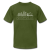 Nashville, Tennessee T-Shirt - Skyline Unisex Nashville T Shirt - olive