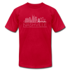 Nashville, Tennessee T-Shirt - Skyline Unisex Nashville T Shirt - red
