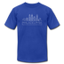 Philadelphia, Pennsylvania T-Shirt - Skyline Unisex Philadelphia T Shirt - royal blue