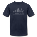 Philadelphia, Pennsylvania T-Shirt - Skyline Unisex Philadelphia T Shirt - navy