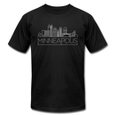 Minneapolis, Minnesota T-Shirt - Skyline Unisex Minneapolis T Shirt - black