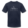 New York T-Shirt - Skyline Unisex New York T Shirt - navy