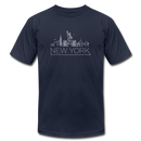 New York T-Shirt - Skyline Unisex New York T Shirt - navy