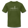 Oklahoma City, Oklahoma T-Shirt - Skyline Unisex Oklahoma City T Shirt - olive