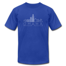 Omaha, Nebraska T-Shirt - Skyline Unisex Omaha T Shirt - royal blue