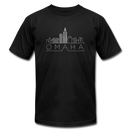Omaha, Nebraska T-Shirt - Skyline Unisex Omaha T Shirt - black