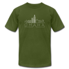 Omaha, Nebraska T-Shirt - Skyline Unisex Omaha T Shirt - olive