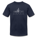 Omaha, Nebraska T-Shirt - Skyline Unisex Omaha T Shirt - navy