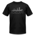 Portland, Oregon T-Shirt - Skyline Unisex Portland T Shirt - black