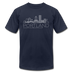 Portland, Oregon T-Shirt - Skyline Unisex Portland T Shirt - navy