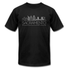 Sacramento, California T-Shirt - Skyline Unisex Sacramento T Shirt - black