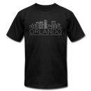 Orlando, Florida T-Shirt - Skyline Unisex Orlando T Shirt - black