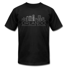 Orlando, Florida T-Shirt - Skyline Unisex Orlando T Shirt - black