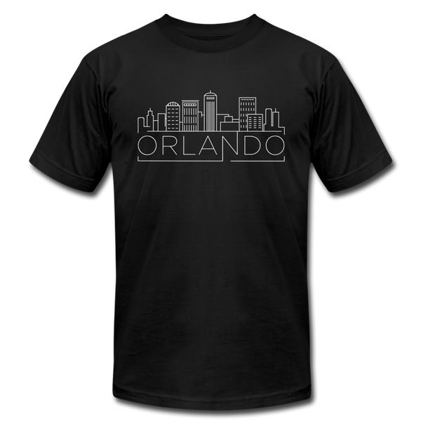 Orlando, Florida T-Shirt - Skyline Unisex Orlando T Shirt - black